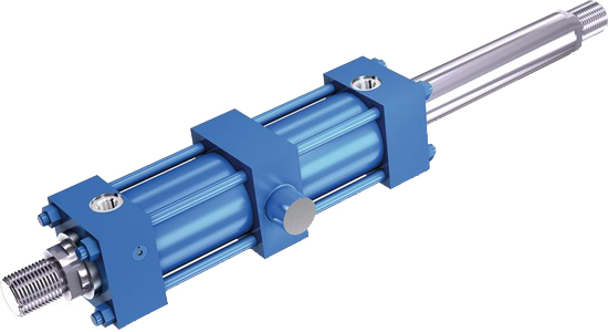 Çift rodlu endüstriyel hidrolik silindir